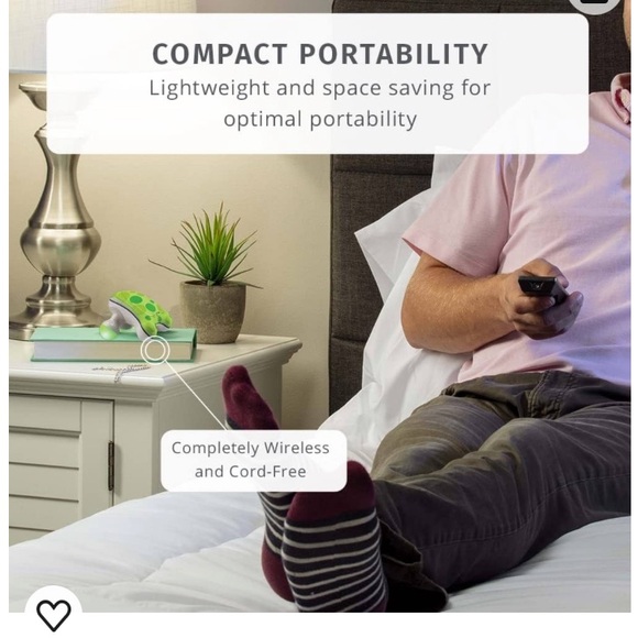 ~HoMedics Ribbit Mini Handheld Massager, Vibrating Electric Massager~ - Picture 4 of 7